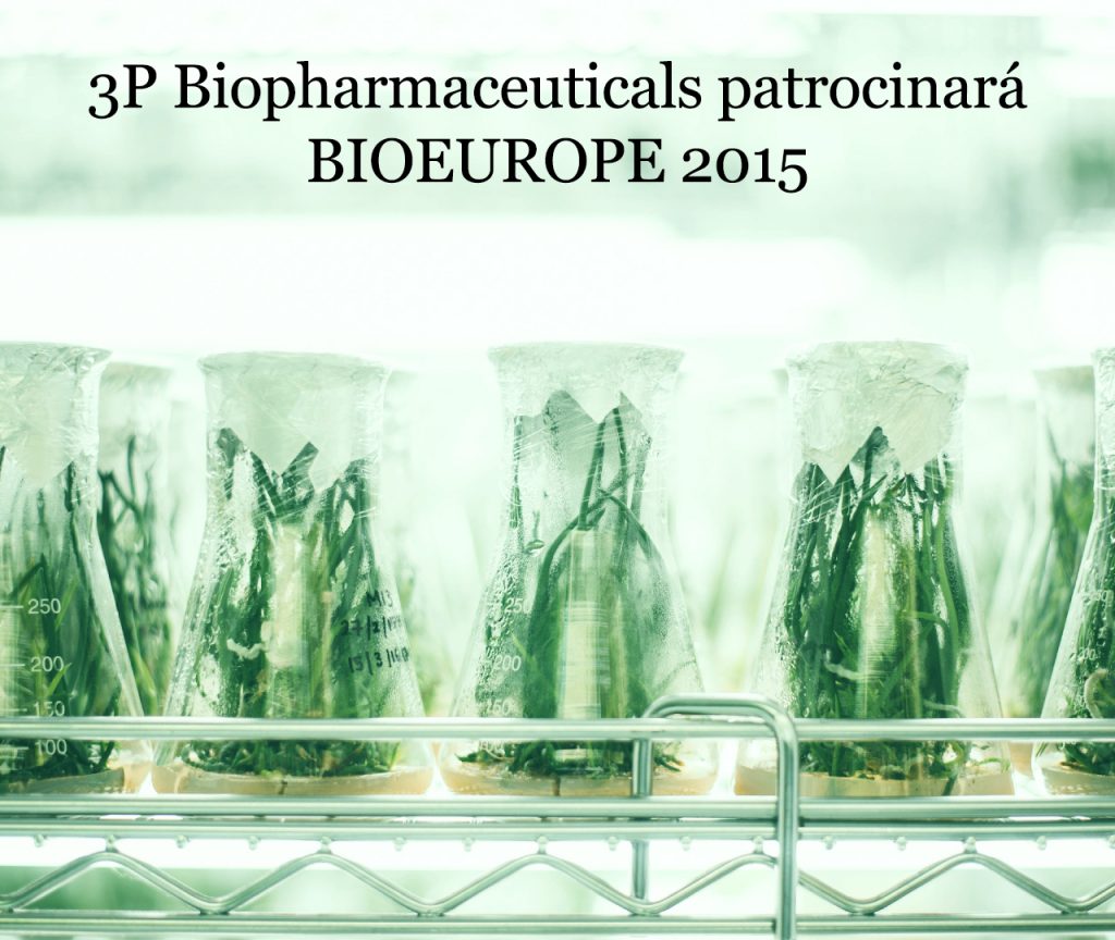 3P Biopharmaceuticals patrocinará BIOEUROPE 2015